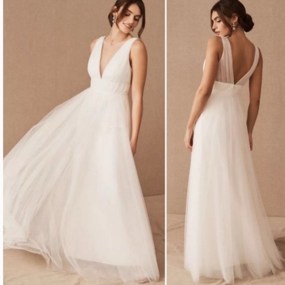 Jenny Yoo White Wedding Dress - Picture 2 of 9